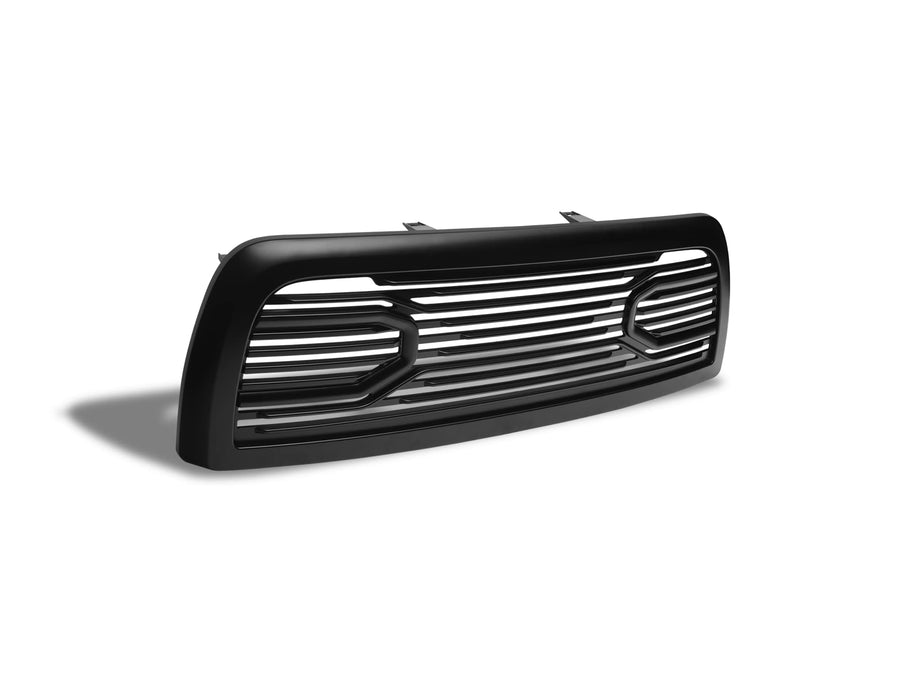 Big Horn Armordillo USA 7178410 Horizontal Front Hood Grille - Matte Black Fits 2010-2018 Dodge Ram 2500/3500/4500