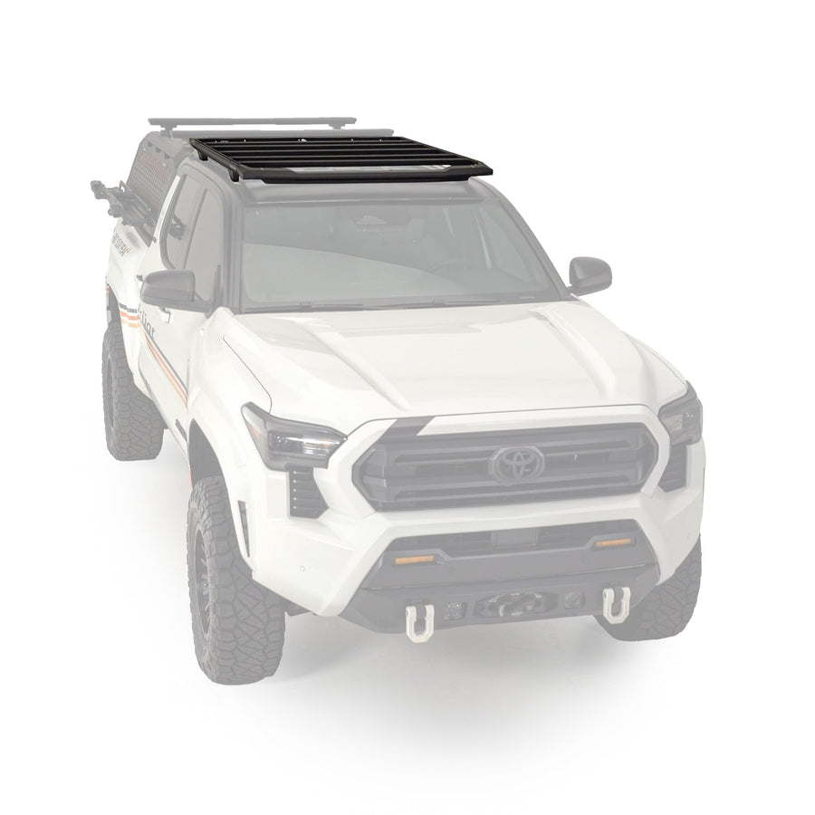 DEK KUAT Direct Mount Rooftop Platform Rack Non-Lit with 300 lb Cargo Capacity and Adjustable Crossbars, No Drill Installation, 2024-2025 Toyota Tacoma 4th Gen-Double Cab