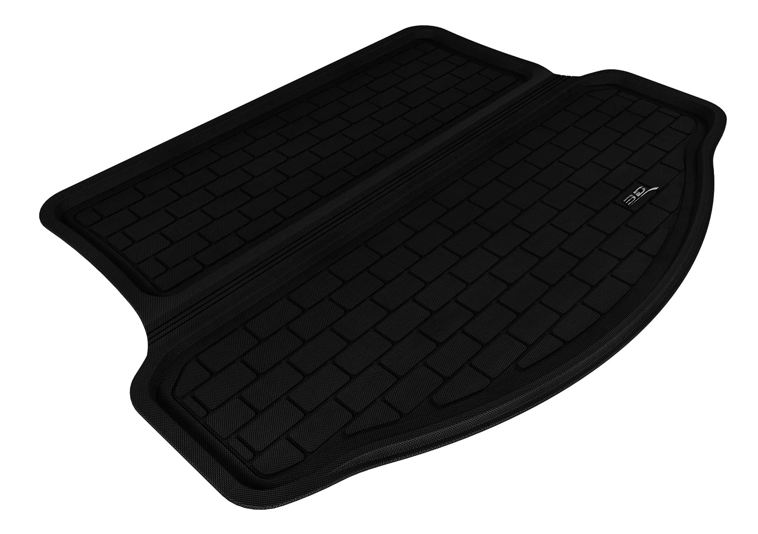 3D MAXpider - Cargo M1TY1271309 Custom Fit All-Weather Floor Mat for Select Toyota RAV4 Models - Kagu Rubber (Black)