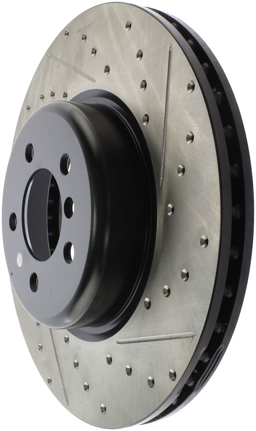 Sport Drilled/Slotted Brake Rotor StopTech 127.34144L (Front Left), 1 Pack