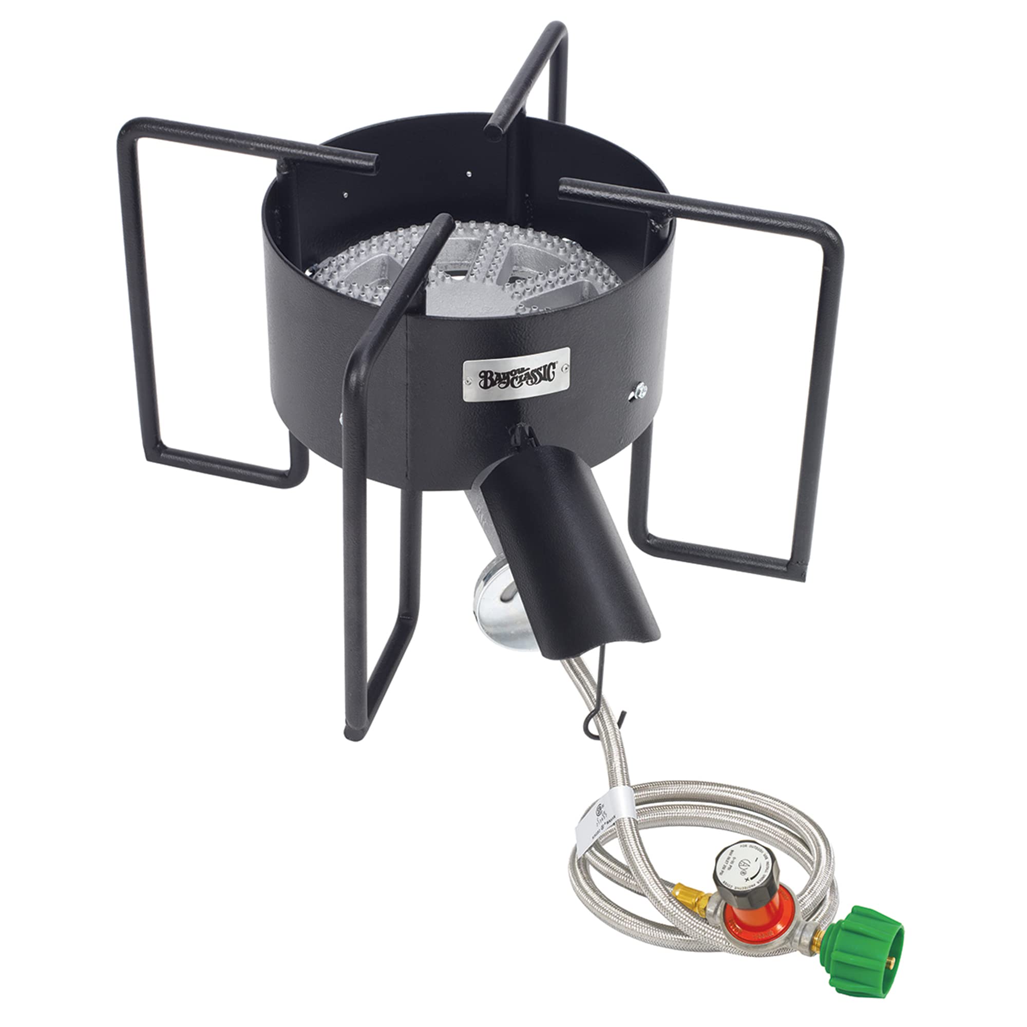 Bayou Classic KAB6 Cooker Bayou Banjo - Propane Burner for Outdoor Cooking, Outdoor Stove - Crawfish Boiler, Homebrew Burner - Large Stock Pots - Fish Boil, Gumbo, Soup, Stew, Brewing, Tamales