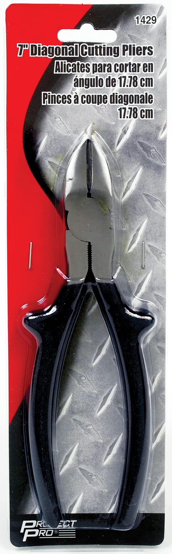 Durable Performance Tool 1429 Alloy Steel Wire Cutters with Cushion Grip Handle for Comfortable Cutting of Wire, Cable, and More