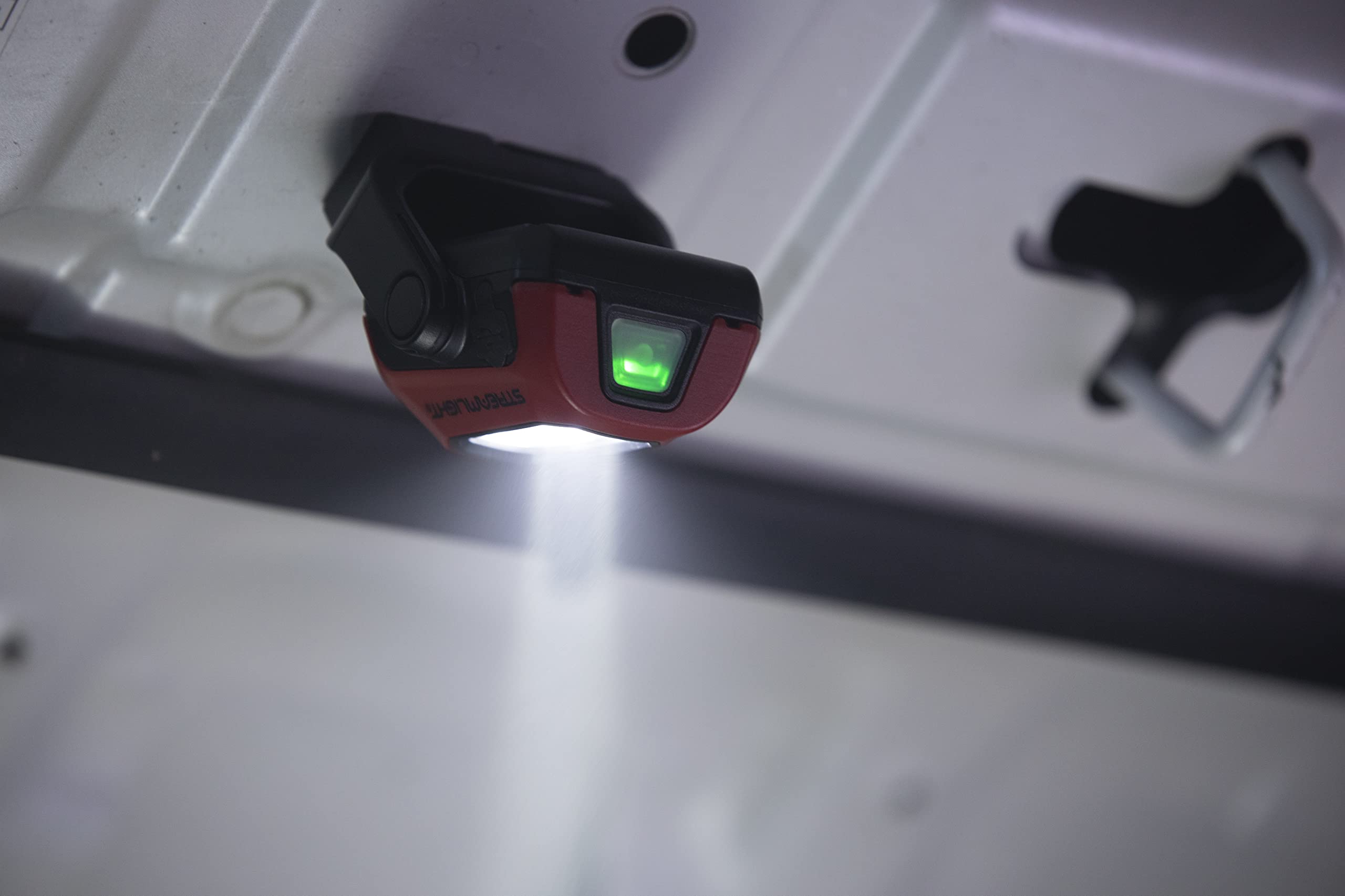 Streamlight Syclone 61510 400-Lumen USB Rechargeable Multi-Function Compact Work Light, Red