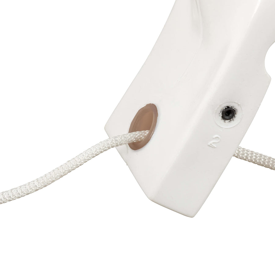 Taylor Made Buoy for Watercrafts Personal, Hook Under Quick Attachment, Flexible Shape, Inflation Valve, Suction Cup and Securing Line Included, for Use at Low Speed or Docking, White – 2020108226