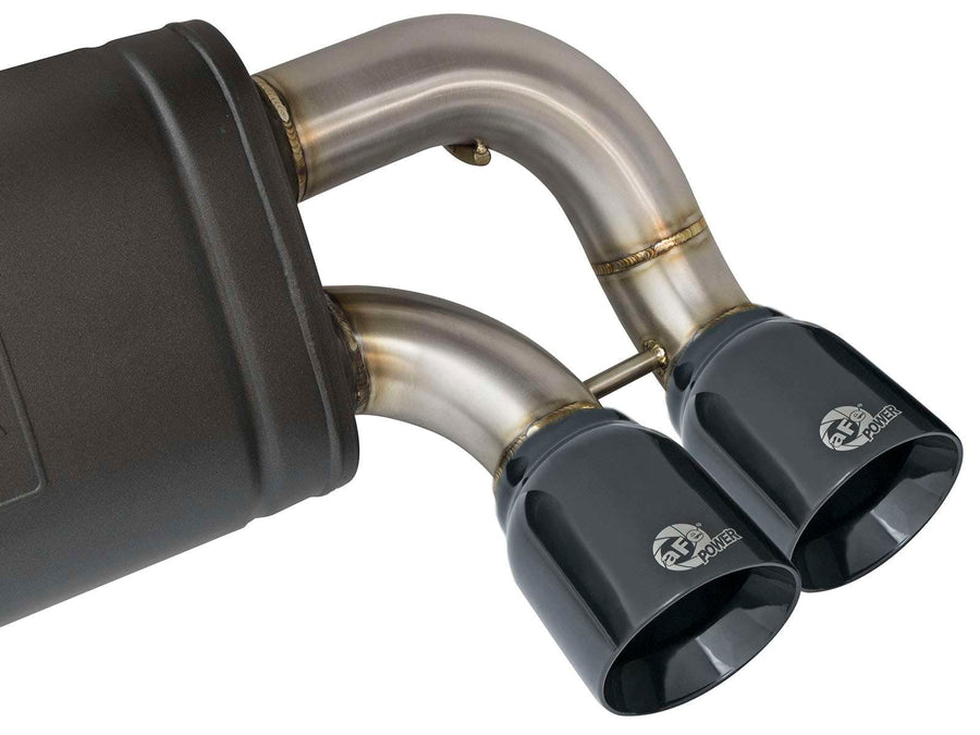 aFe Power MACH Force-Xp Cat-Back Exhaust 2-1/2 IN 304 S/S w/Black Tips Fit BMW M2 (F87) 16-18 L6-3.0L (t) N55 49-36330-1B