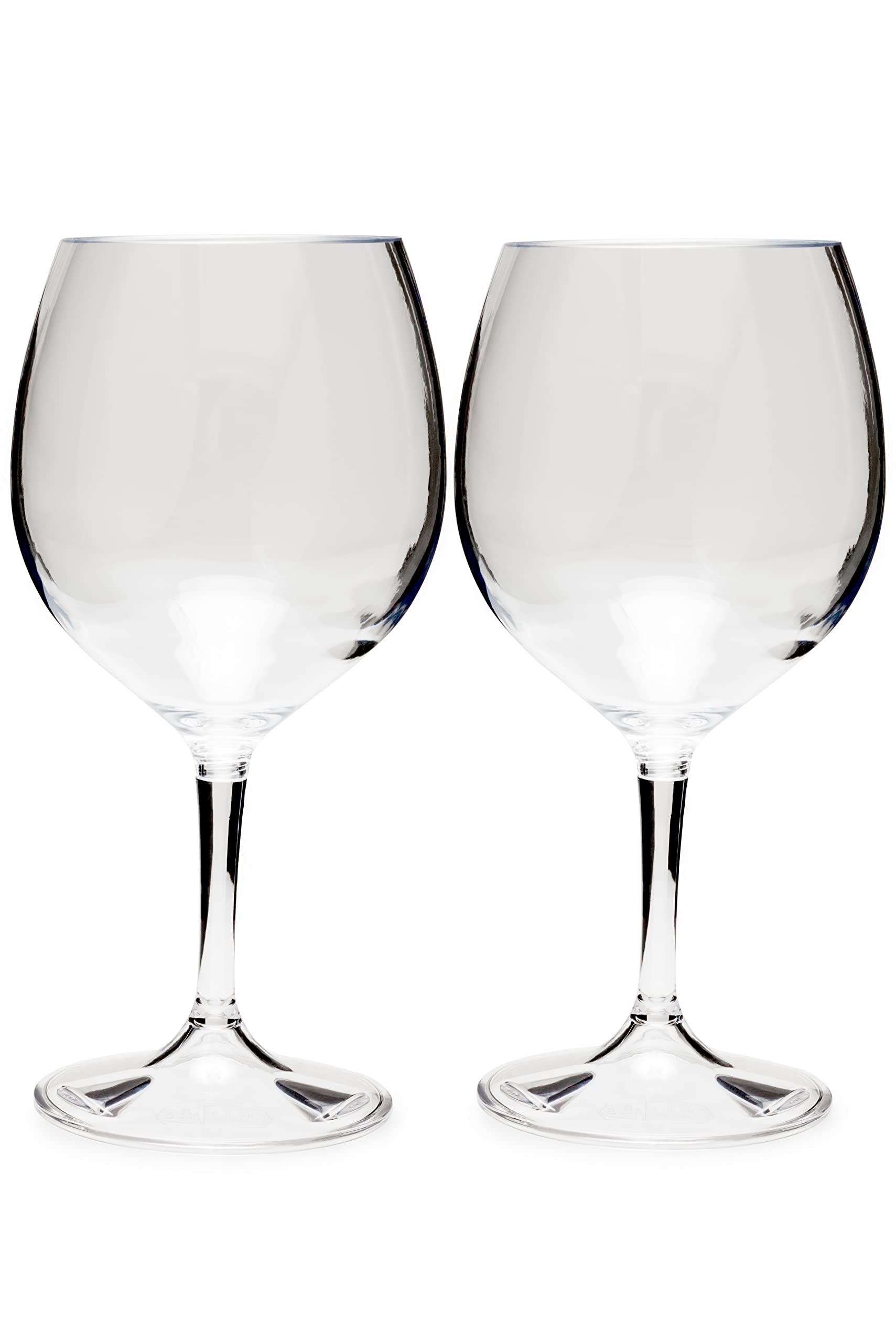 GSI Outdoors Red Wine Glass Nesting Set for Compact Storage and Comfortable Drinking, 15 fl. oz., 79312