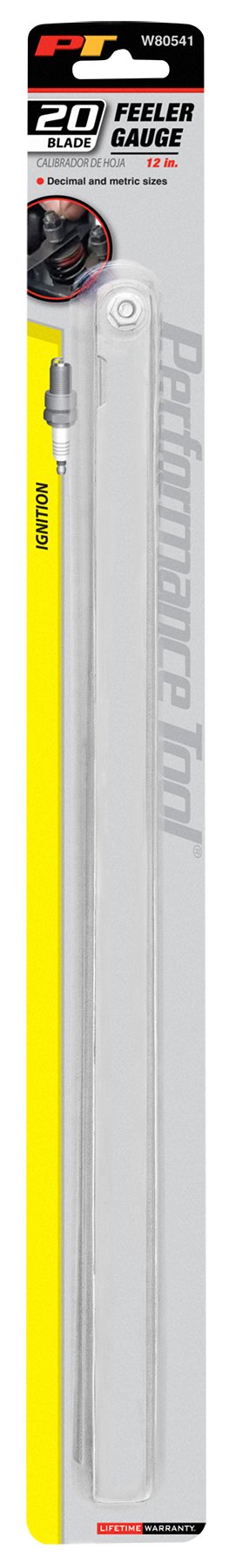 20-Piece Performance Tool W80541 Extra Long Feeler Blade Set SAE and Metric 12-Inch