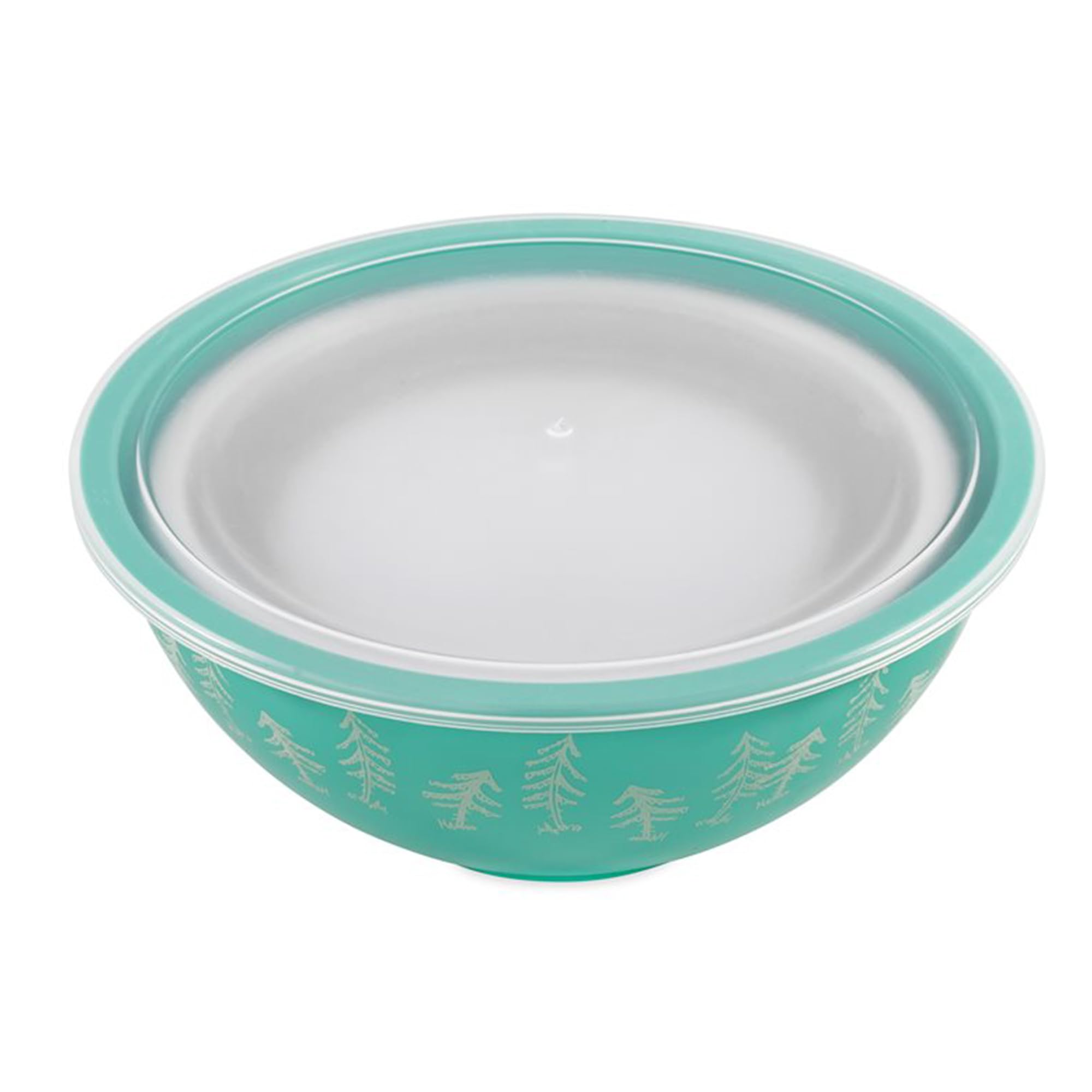 Nesting Bowl Set Camco with Lids - Features Life is Better at The Campsite Design - Camping Dishware Set Includes 4 Durable Melamine Bowls with 4 Plastic Lids - Camping Kitchen Essentials(53451)