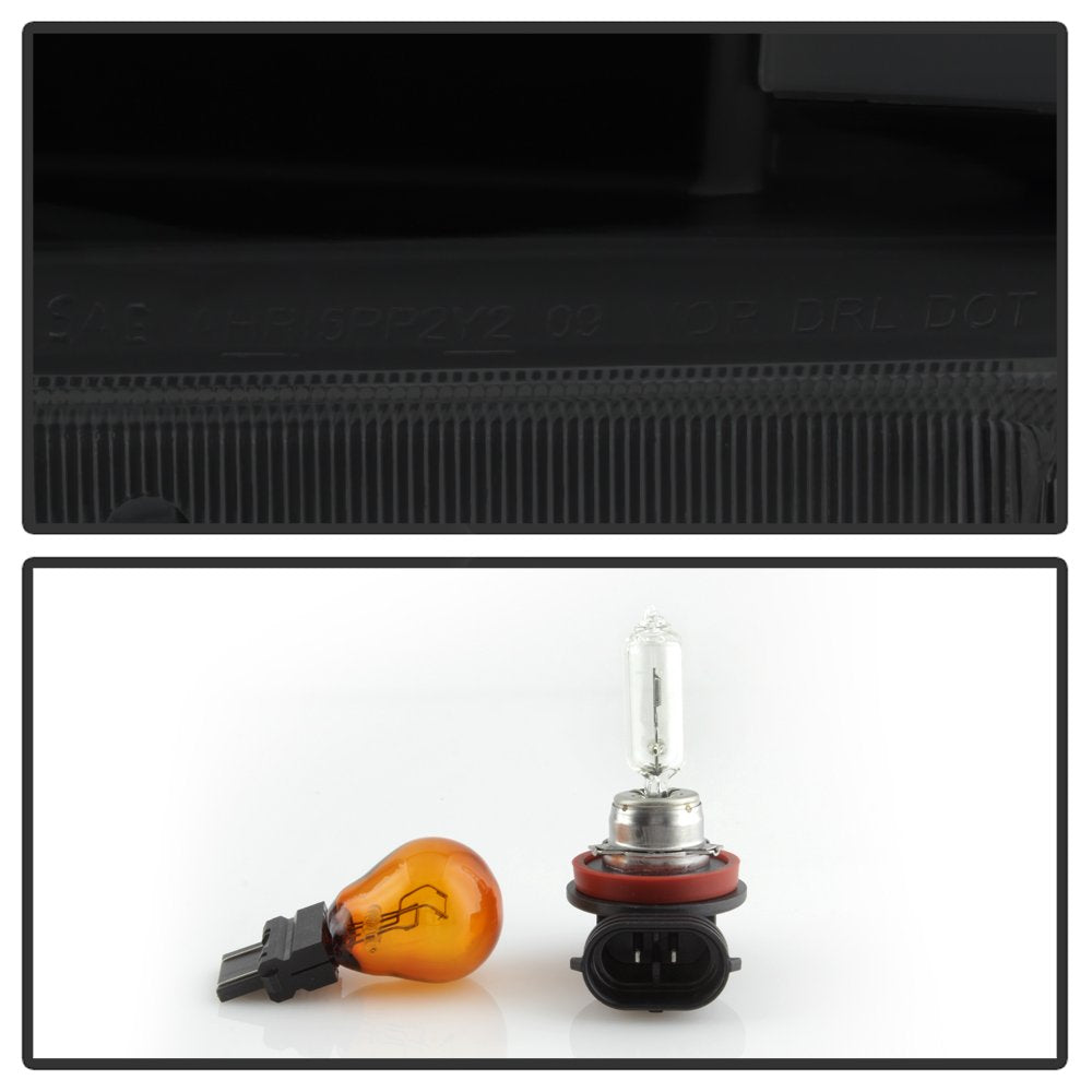 Projector Headlight Xtune PRO-JH-TTA12-LBDRL-BSM, 1 Pack