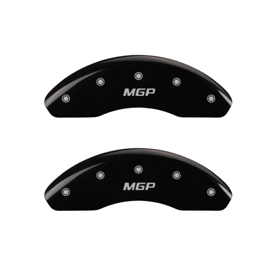 Black Brake Covers MGP Caliper Covers 11002SMGPBK: Engraved with (Set of 4)