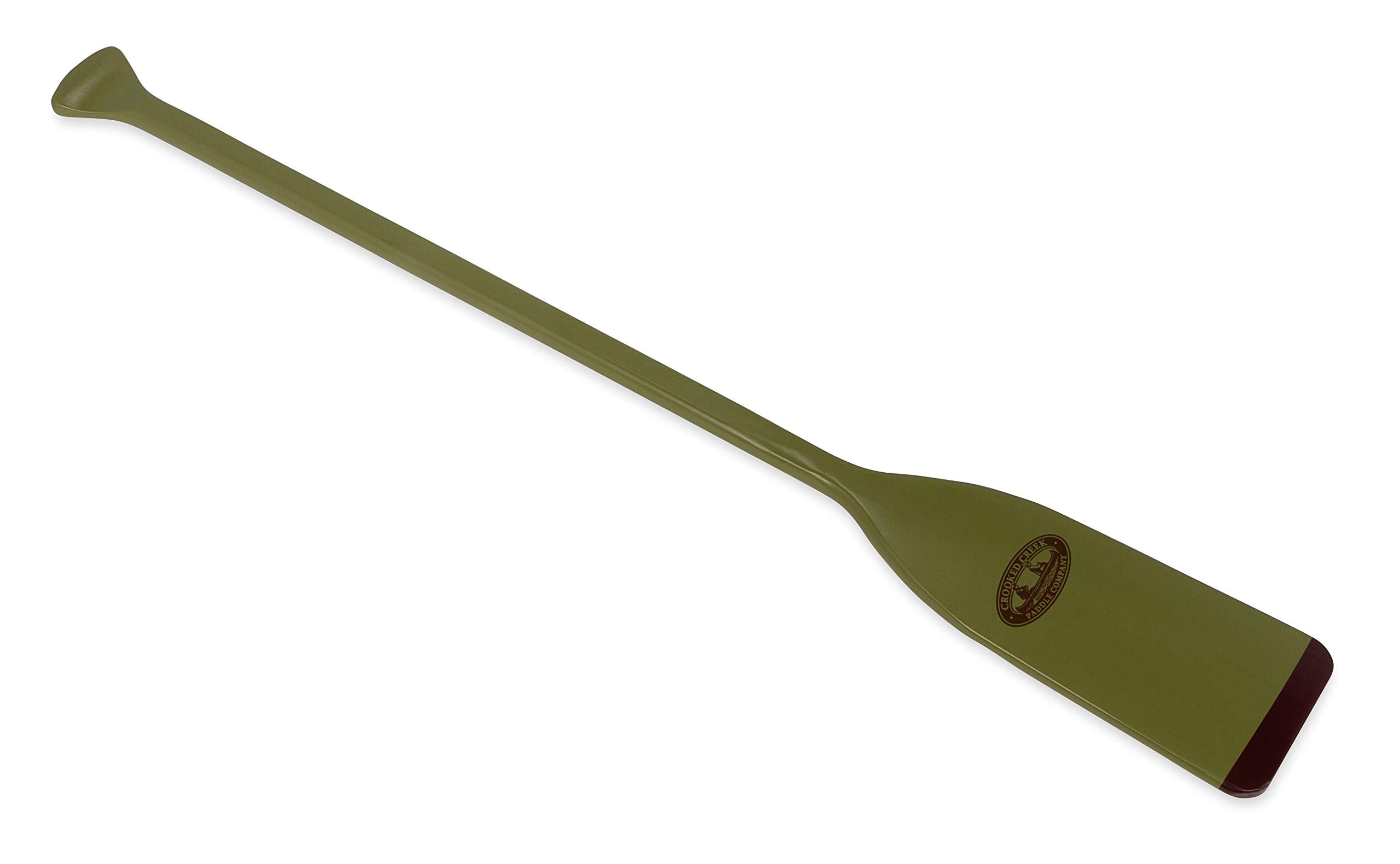 4-foot Crooked Creek Wooden Boat Paddle, Green - Features Multi-Ply Laminated Construction for Added Strength - Lightweight, Waterproof Finish (50441)