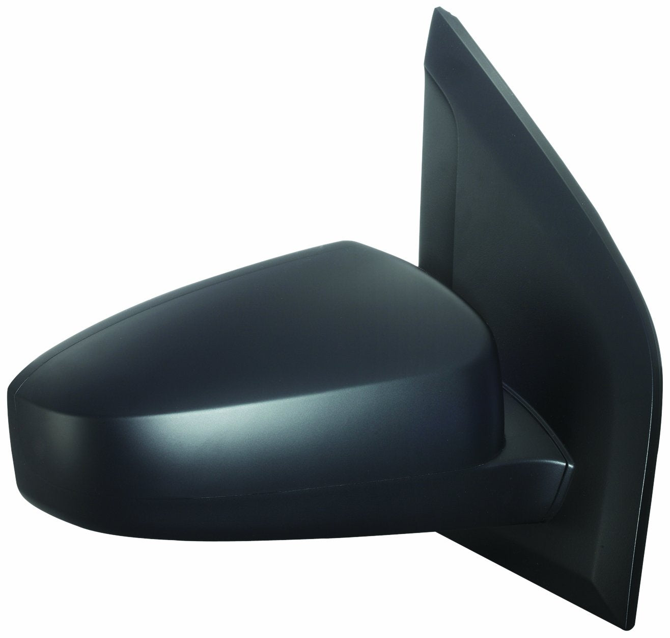 Mirror Passenger Side for Nissan Sentra, Black, PTM, Non-Foldaway, Power