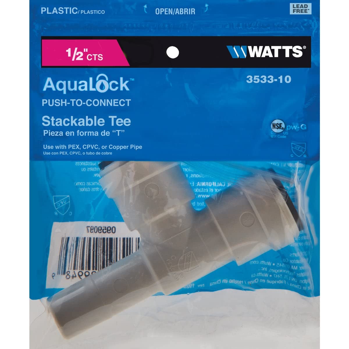 Stackable Quick Connect Tee