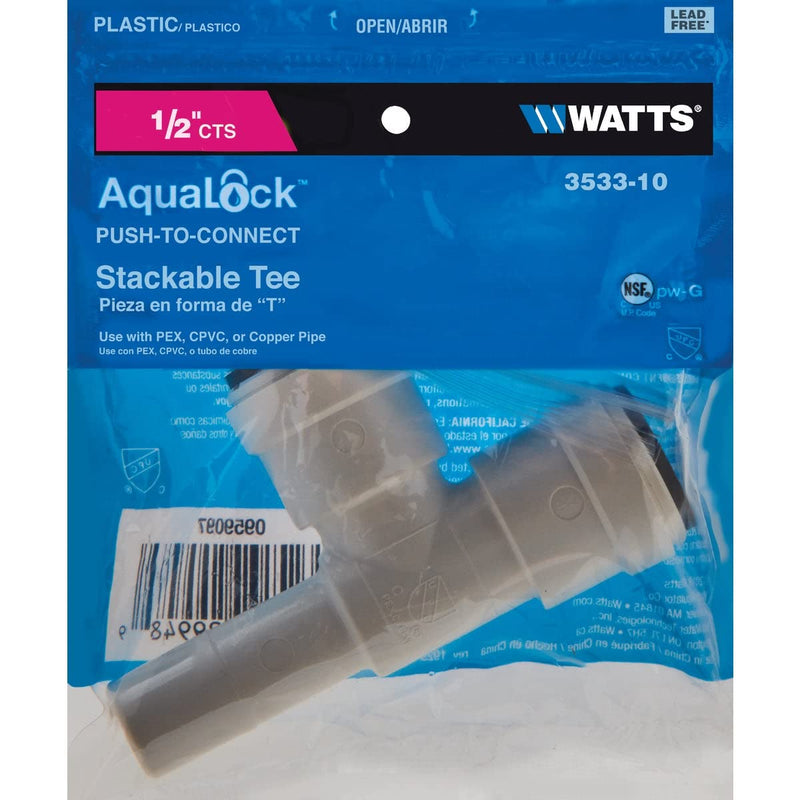 Stackable Quick Connect Tee