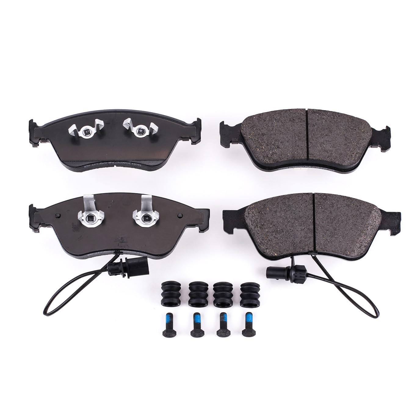 Power Stop Front Brake Kit For Audi A8 Quattro 2004-10 |S6 2007-11 |Volkswagen Phaeton 2004-06 |S8 2007-09 - Ceramic Brake Pads With Installation Hardware, 17-1024