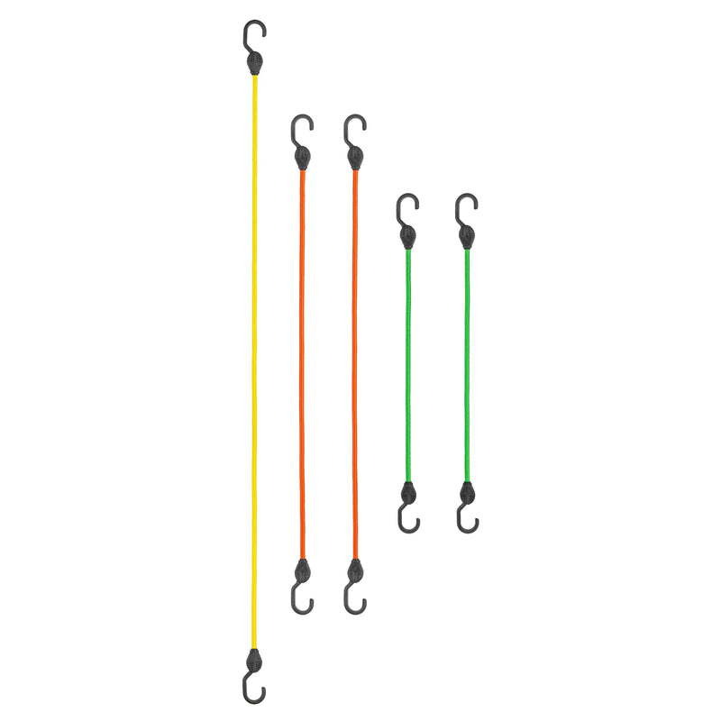 Bungee Value Pack Assortment SMARTSTRAPS 119 Super Strong, (Pack of 5)