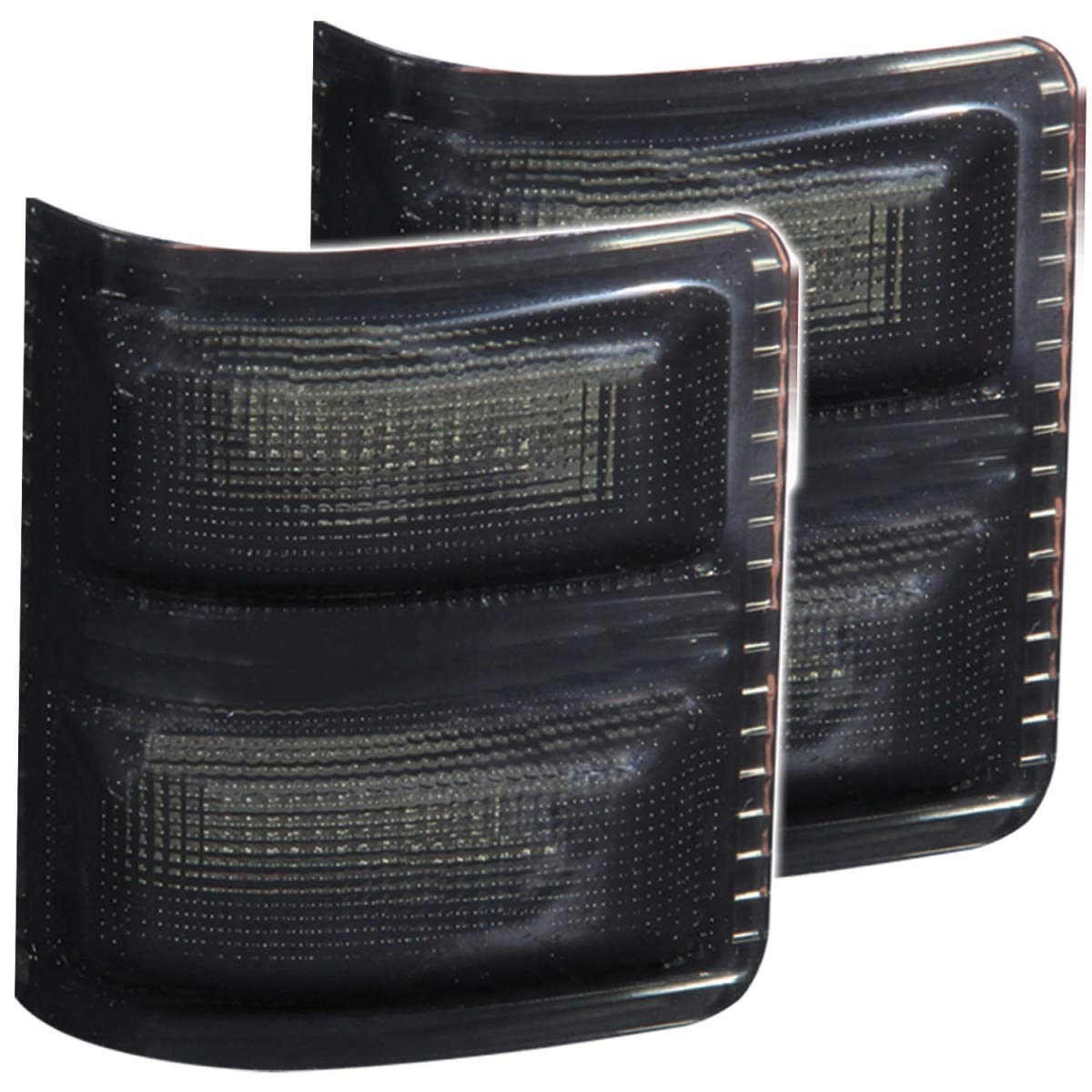 Smoke/Amber AnzoUSA 861103 LED Mirror Turn Signal Light for Ford - Pair