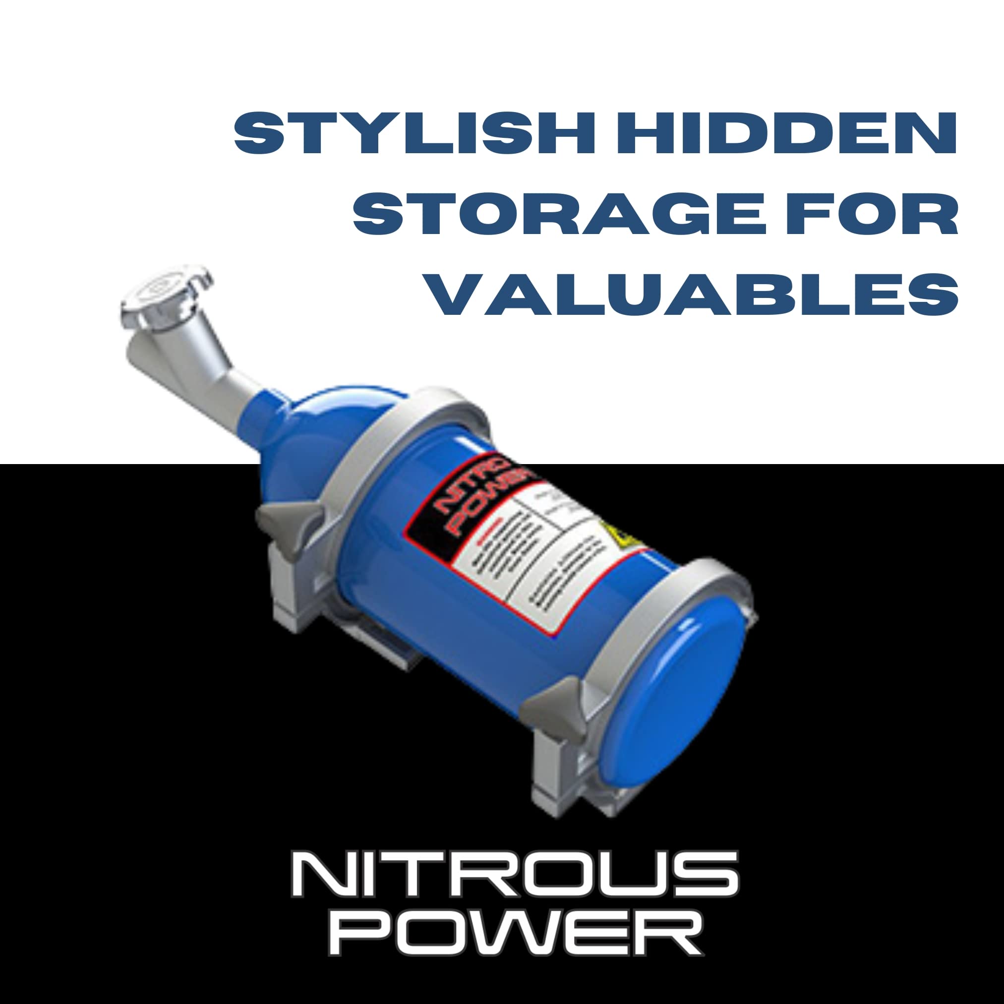 Blue Nitrous Power Storage Container and Tool Roll