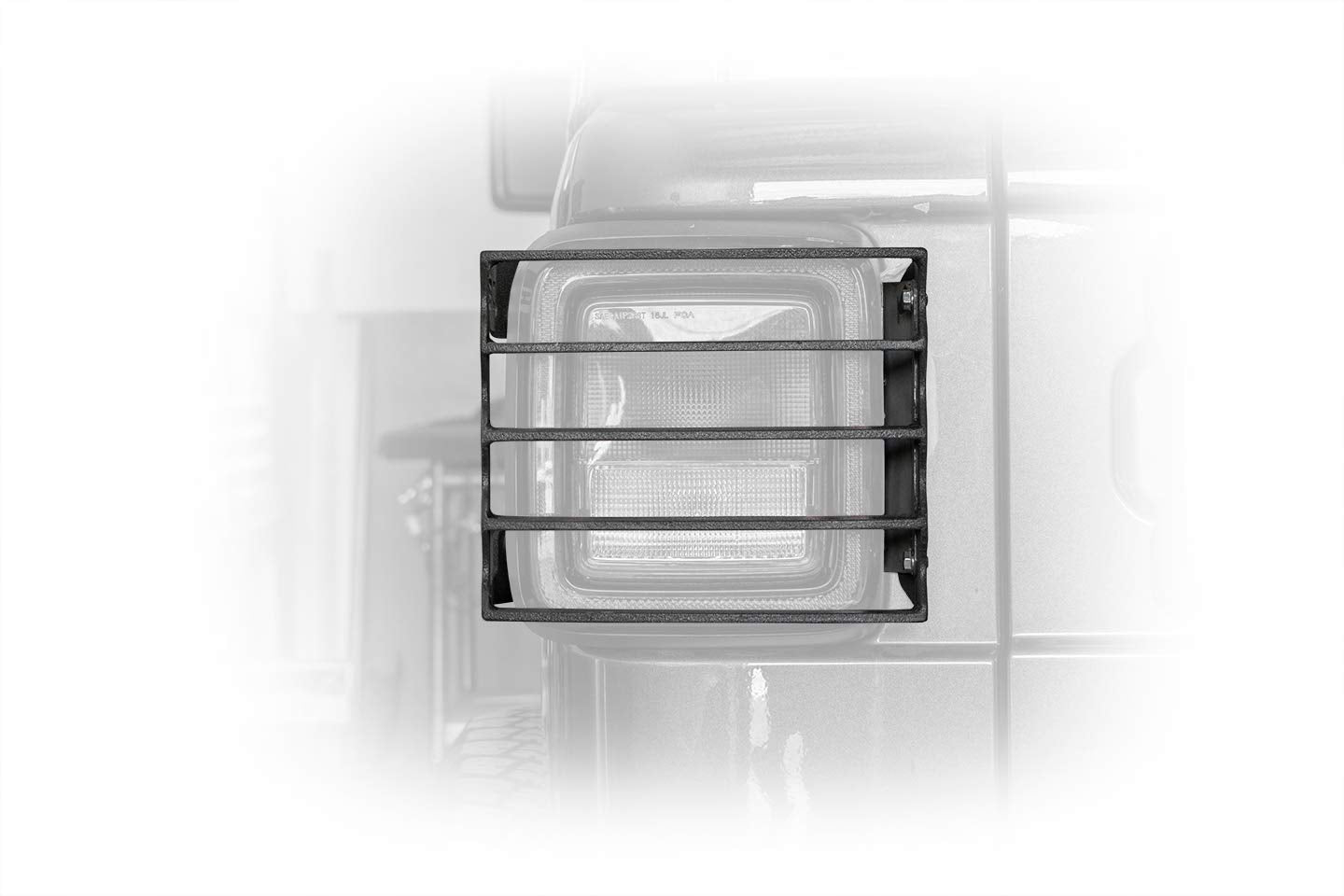 Tail Light Guards DV8 Offroad for The 2018-2024 Jeep Wrangler JL & 2021-2024 Wrangler 4Xe | Superior Trail Protection | Stainless Steel Construction | Black Finish
