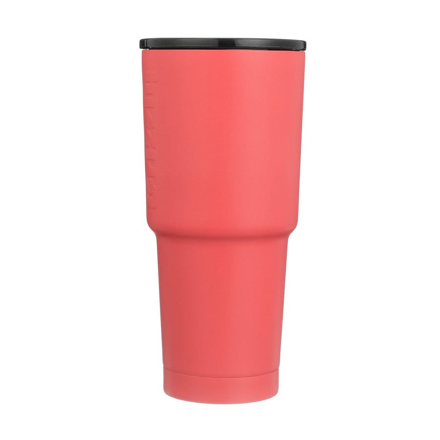 32 oz Grizzly Grip Cup Tumbler | Stainless Steel | Vacuum Insulated with TwistTop Lid | For Coffee Car Travel Beach Camping Hiking Hunting Fishing | Coral