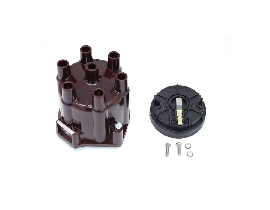 Pertronix Red Cap and Rotor Kit for Flame-Thrower D606701 Billet Distributor 6 Cylinder Engine