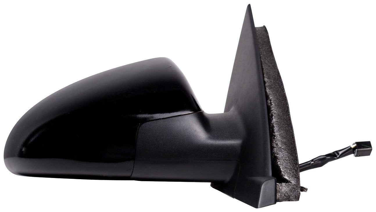 Fit System Mirror Passenger Side for Chevy Malibu LT/SS, Black, PTM, Foldaway, Power