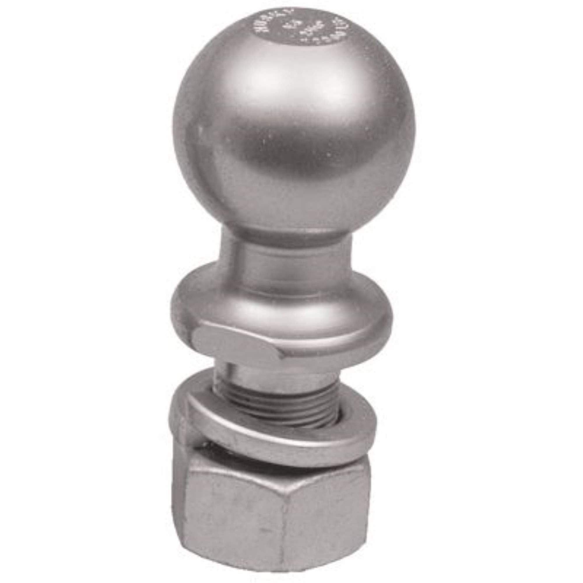 2 X 1 X 2-7/8 Chrome Solid Steel Trailer Hitch Ball Husky 34924