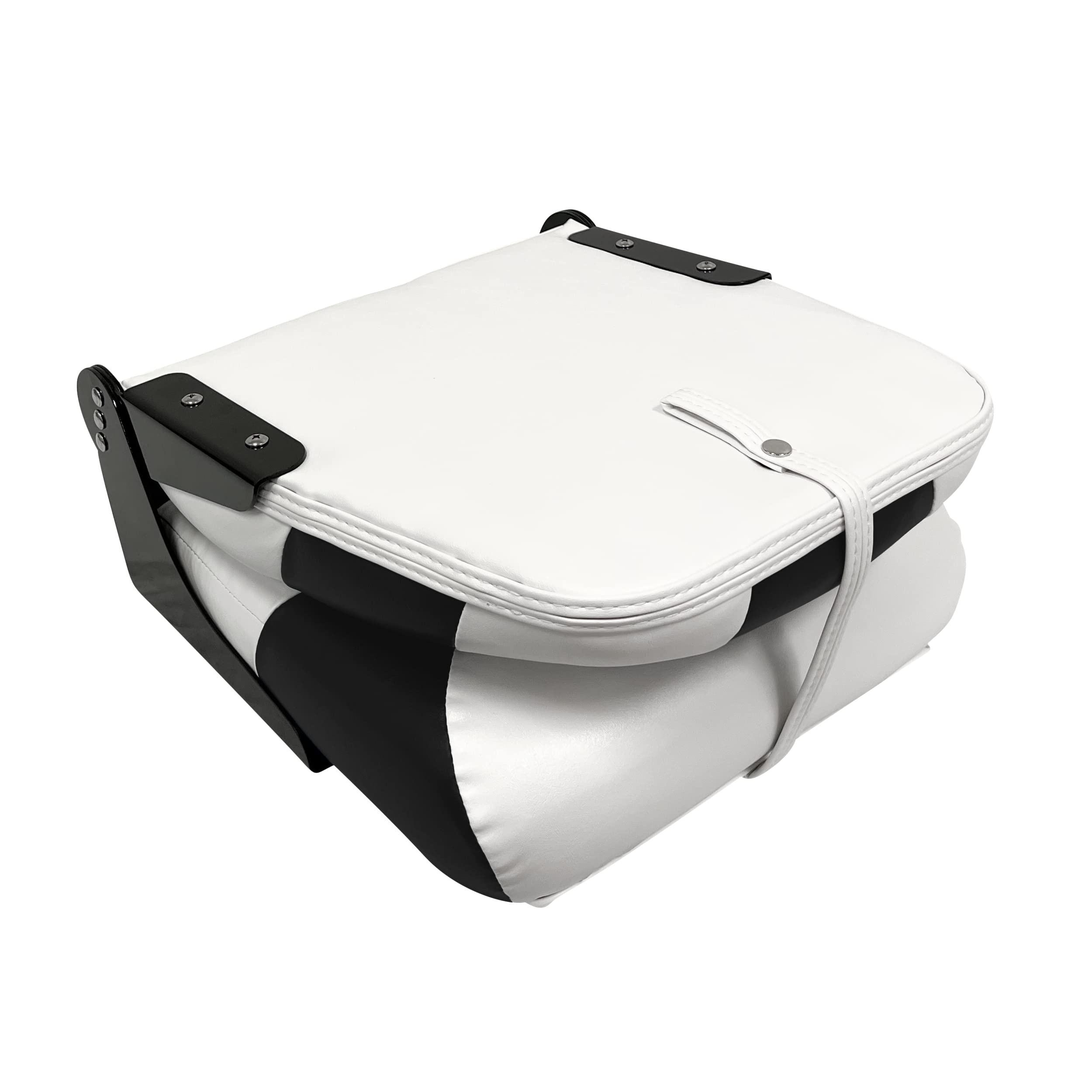Baja Series Wise High Back Boat Seat, Brite White/Grey/Black 1461-1782
