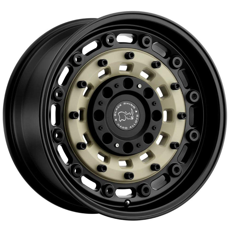 Black Rhino ARSENAL Hard Alloys 16X8, 6X5.5, 4.11, -10mm SAND ON BLACK - 1680ARS-06140D12