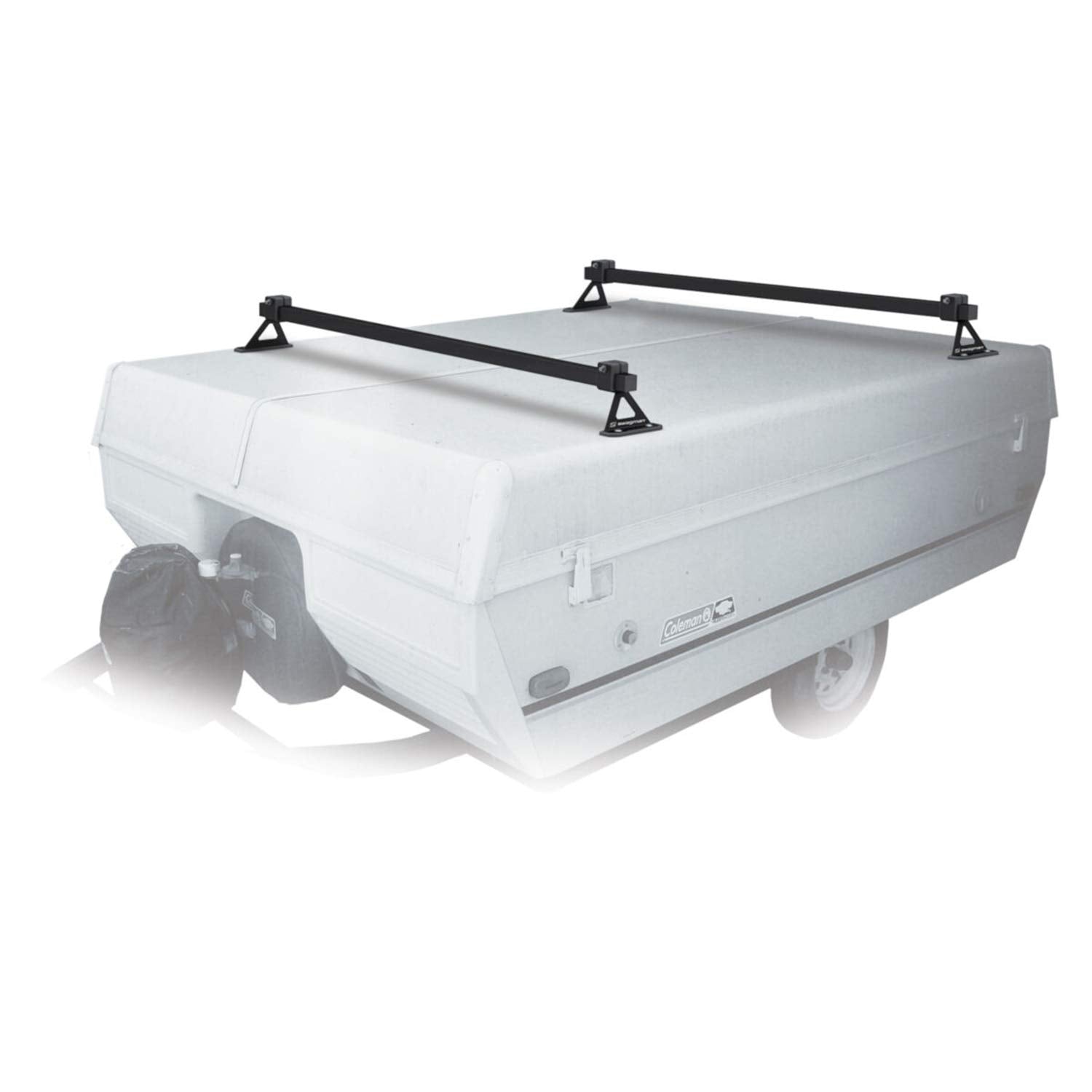 Swagman RV Approved Roamer Cross Bars Roof Bike Rack, White (80510)