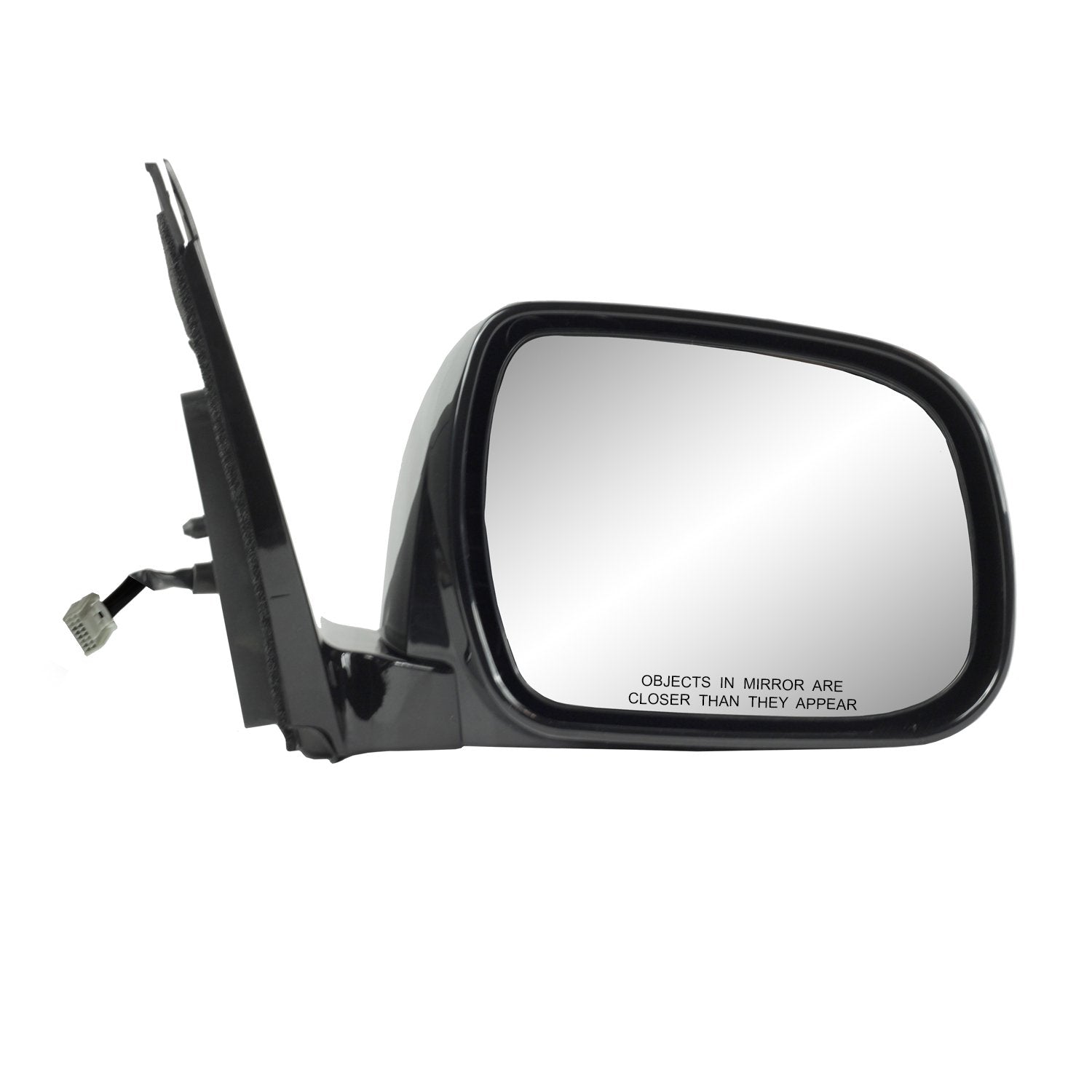 Fit System Mirror Passenger Side for Lexus RX330, RX350, RX400h, Black w/PTM Cover, Foldaway, w/o Memory, Heated Power