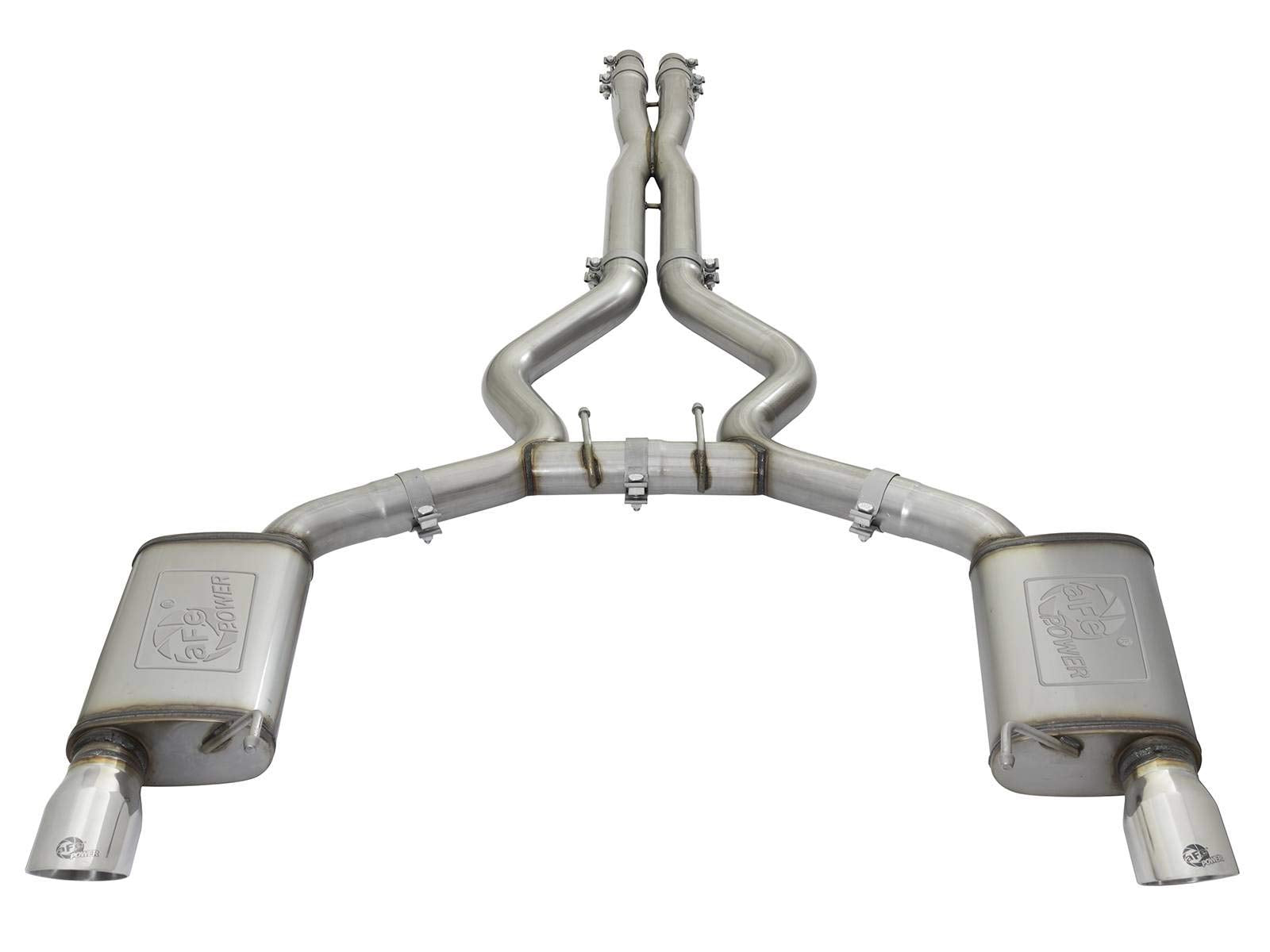 Mach Force-Xp aFe Power 49-33072-1P 3" 304 Stainless Steel Cat-Back Exhaust System, 1 Pack