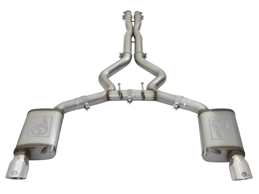 Mach Force-Xp aFe Power 49-33072-1P 3" 304 Stainless Steel Cat-Back Exhaust System, 1 Pack
