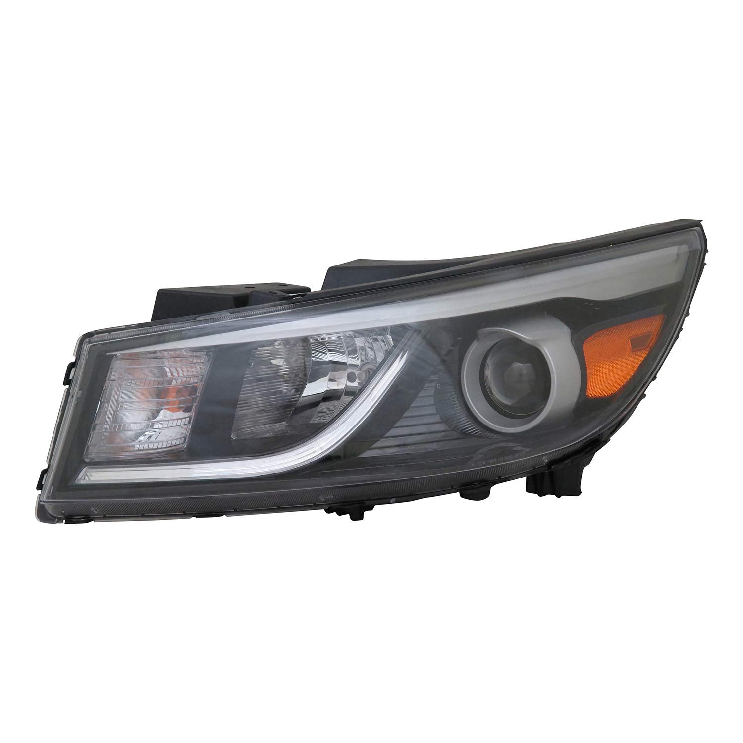 Left TYC Headlight Assembly Compatible with 2015-2018 Kia Sedona