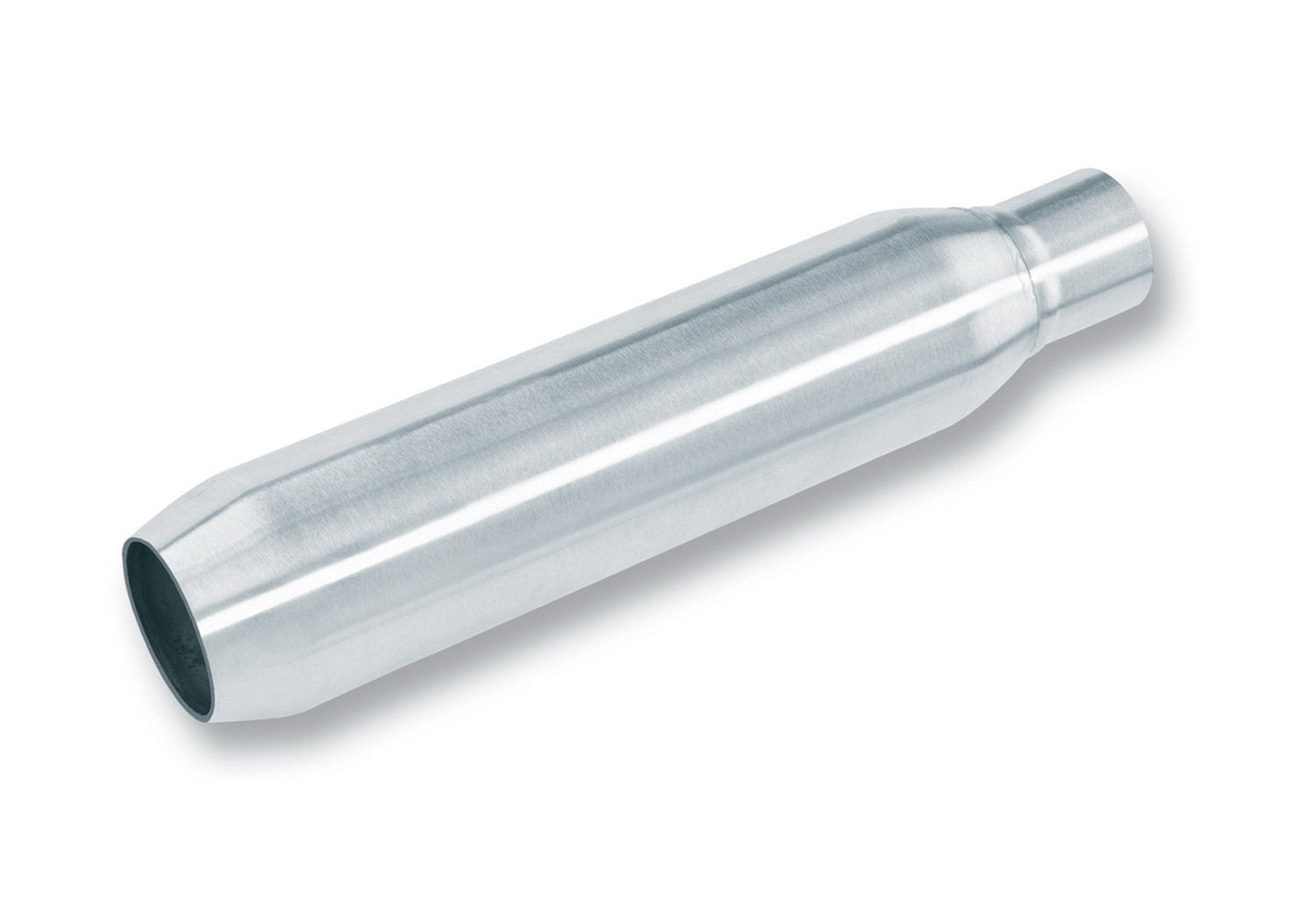 BORLA XR-1 Multicore Bullet Racing Muffler 40641 - 2.5" Center Inlet/ 2.5" Center Outlet (no neck) 3.5" Round x 14" Long Body 16.75" Overall Length. Universal Part.
