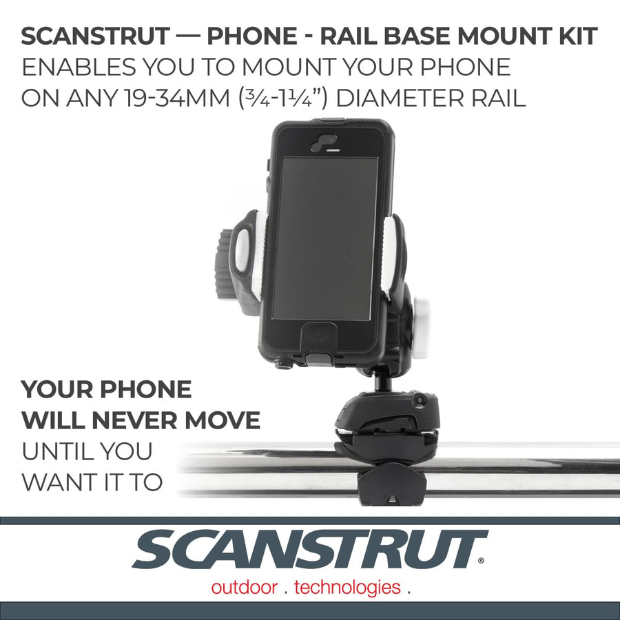 ROKK Mini Scanstrut RLS-509-402 for Phone with Rail Base