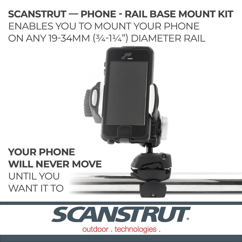 ROKK Mini Scanstrut RLS-509-402 for Phone with Rail Base