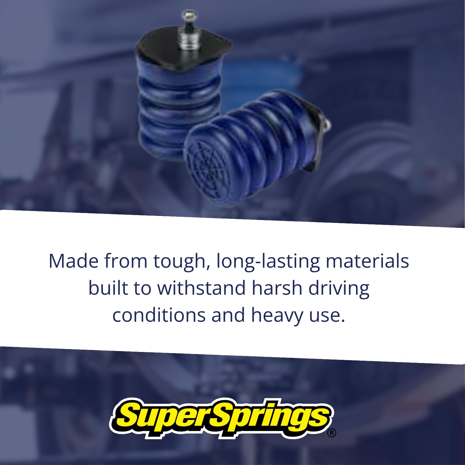 SSR-209-40 SuperSprings | Rear SumoSprings for Chevrolet Silverado 1500, GMC Sierra 1500, blue