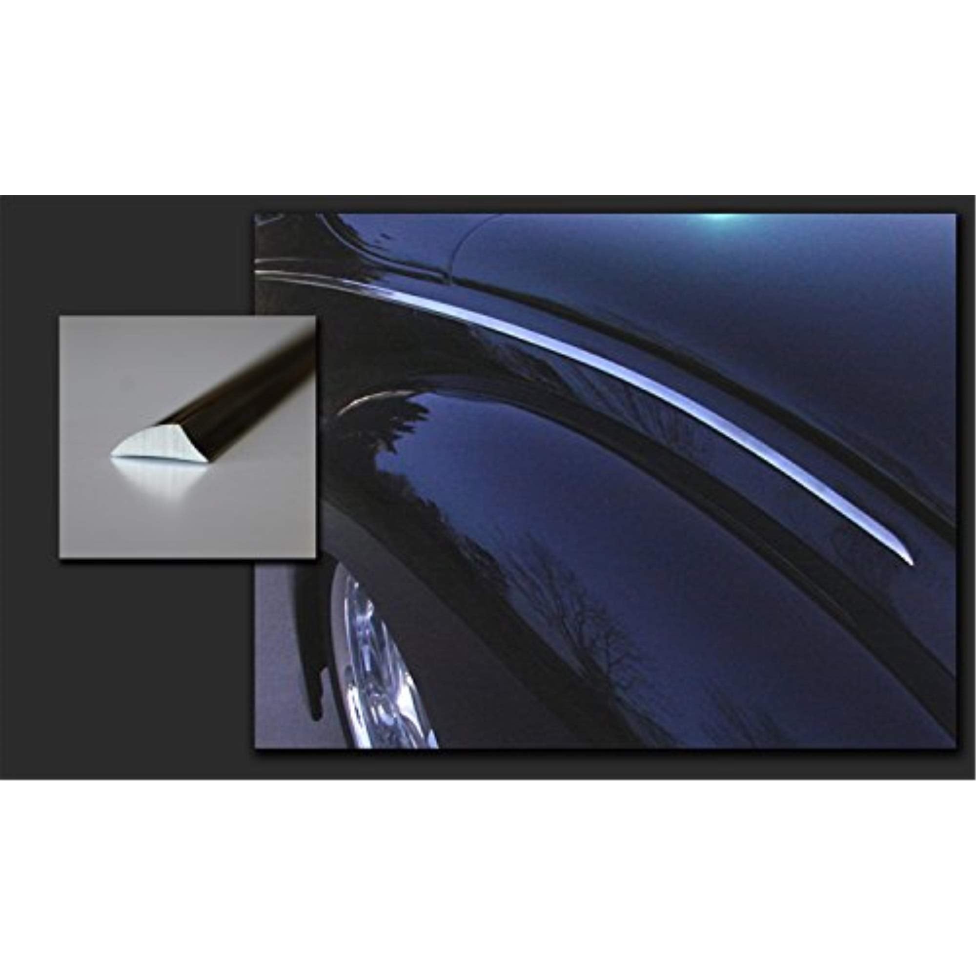 TRIM-01-8 Clayton Machine Works Exterior Trim; Ribbed Aluminum; 8 ft. Stick;