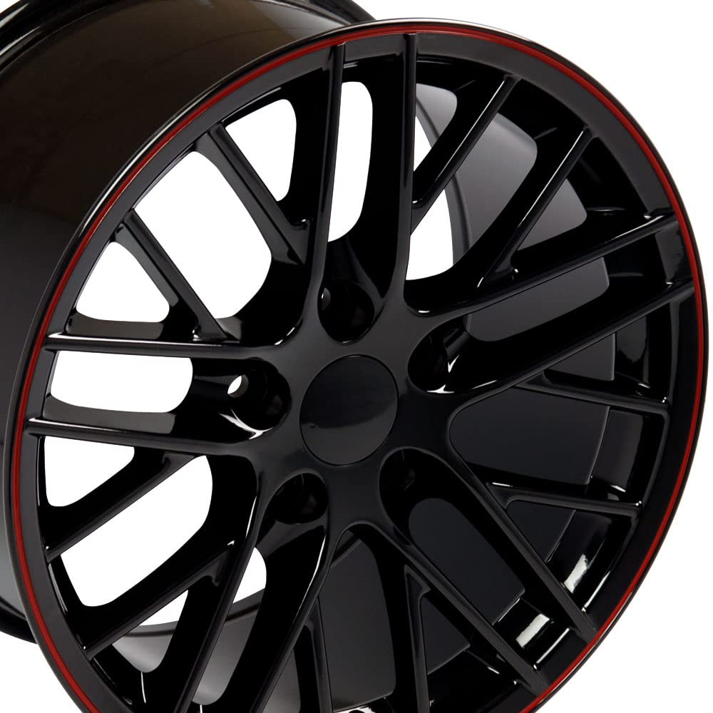 CV08A-17095-5475-54BR OE Wheels LLC Black Wheel Painted (17 x 9.5 inches /5 x 120 mm, 54 mm Offset)
