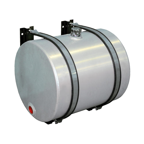 Side Mount Buyers Products SMC35A Cylindrical Aluminum Reservoir Cylinder, 35 Gallons, Black