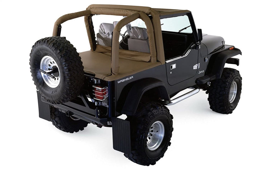 Rampage Products Roll Bar Cover & Pad Kit for Jeep Wrangler TJ | Black Denim | 769015 | Fits 1997-2002 Jeep Wrangler TJ