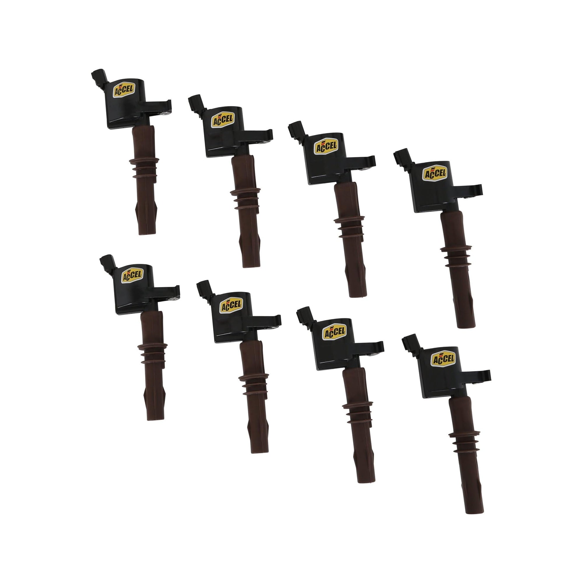 SuperCoil ACCEL 140033EK-8 Ignition Coil - Black, 8-Pack
