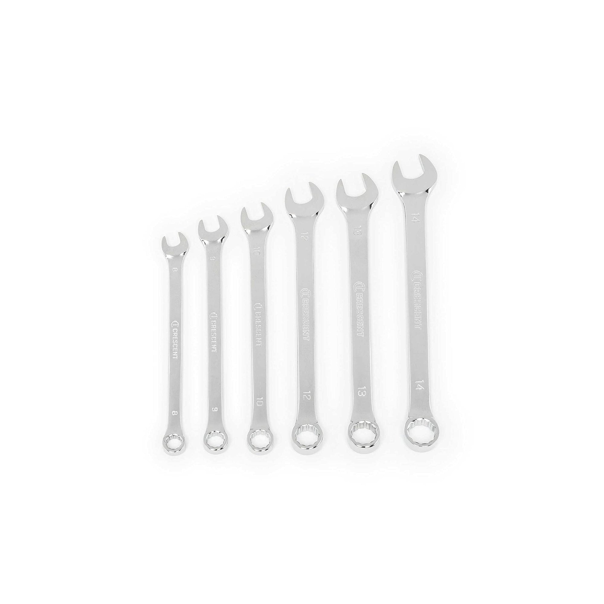 6 Piece Crescent 12 Point Metric Combination Wrench Set - CCWS1-05