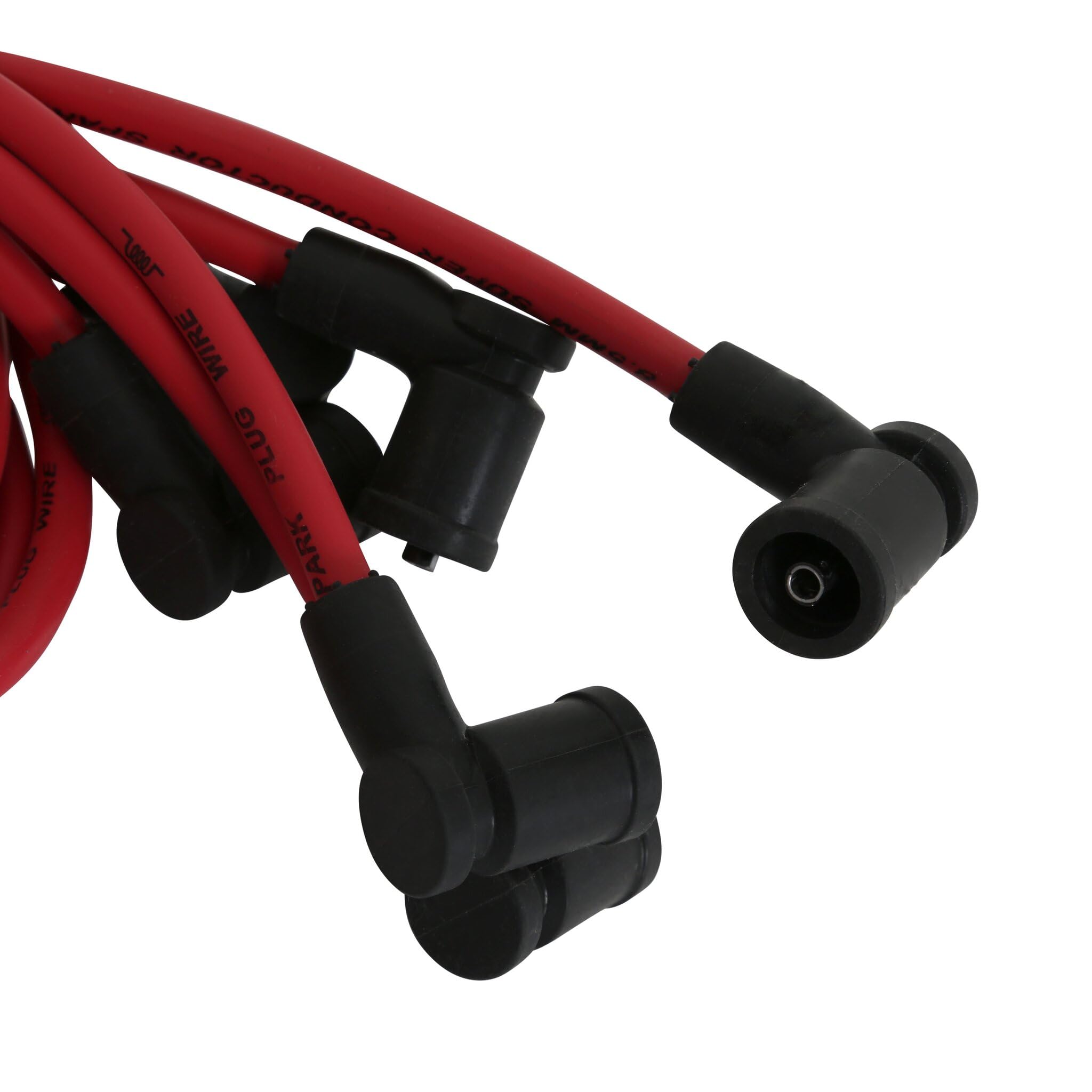Super Conductor MSD 32889 Spark Plug Wire Set, Red