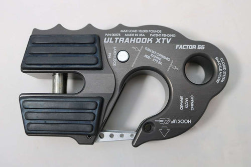 UltraHook XTV Winch Shackle Mount Factor 55 00275-06 - Grey