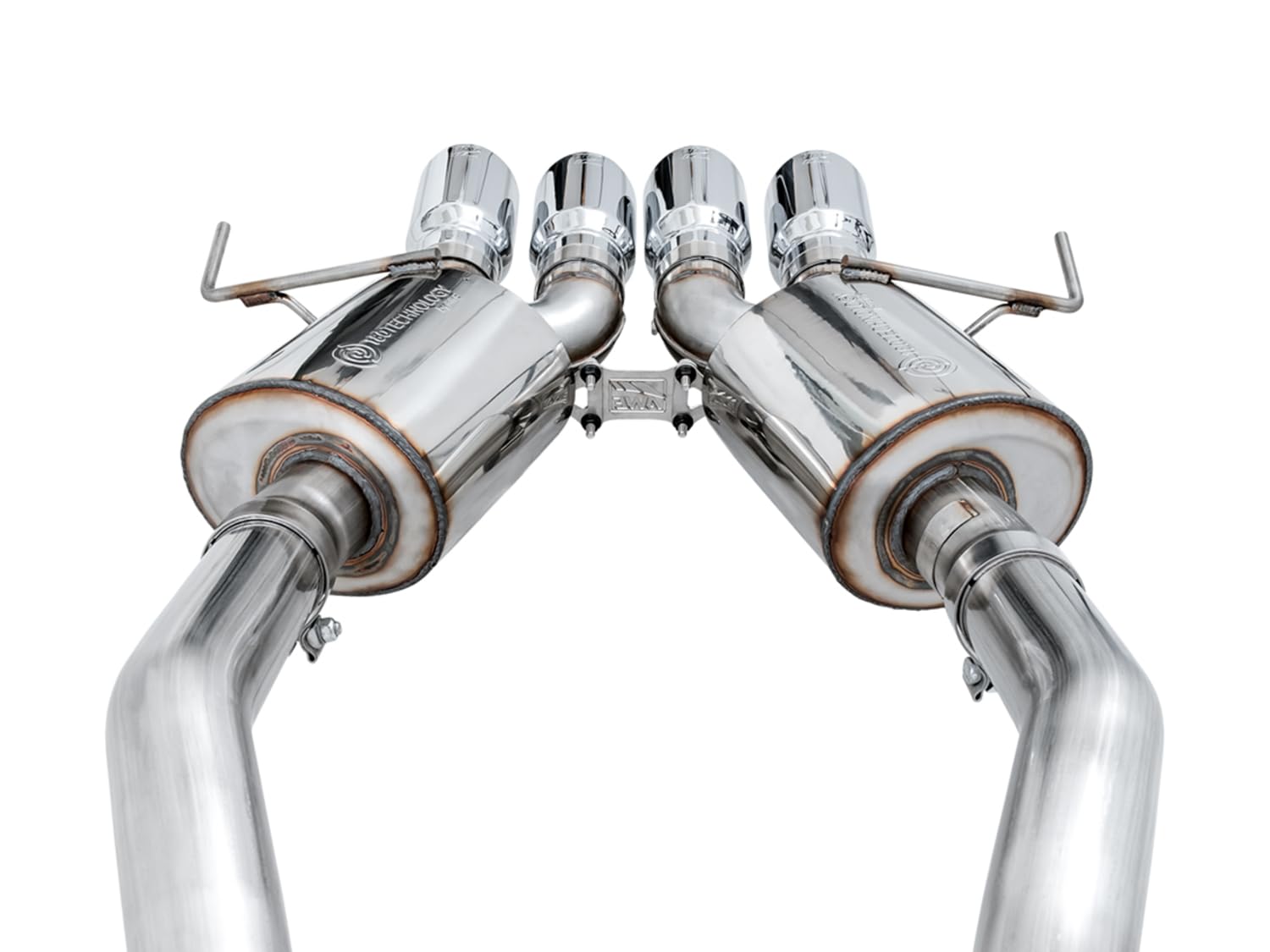 AWE Tuning 14-19 Chevy Corvette C7 Z06/ZR1 Touring Edition (w/o AFM) Axle-Back Exhaust w/Chrome Tips - 3015-42133