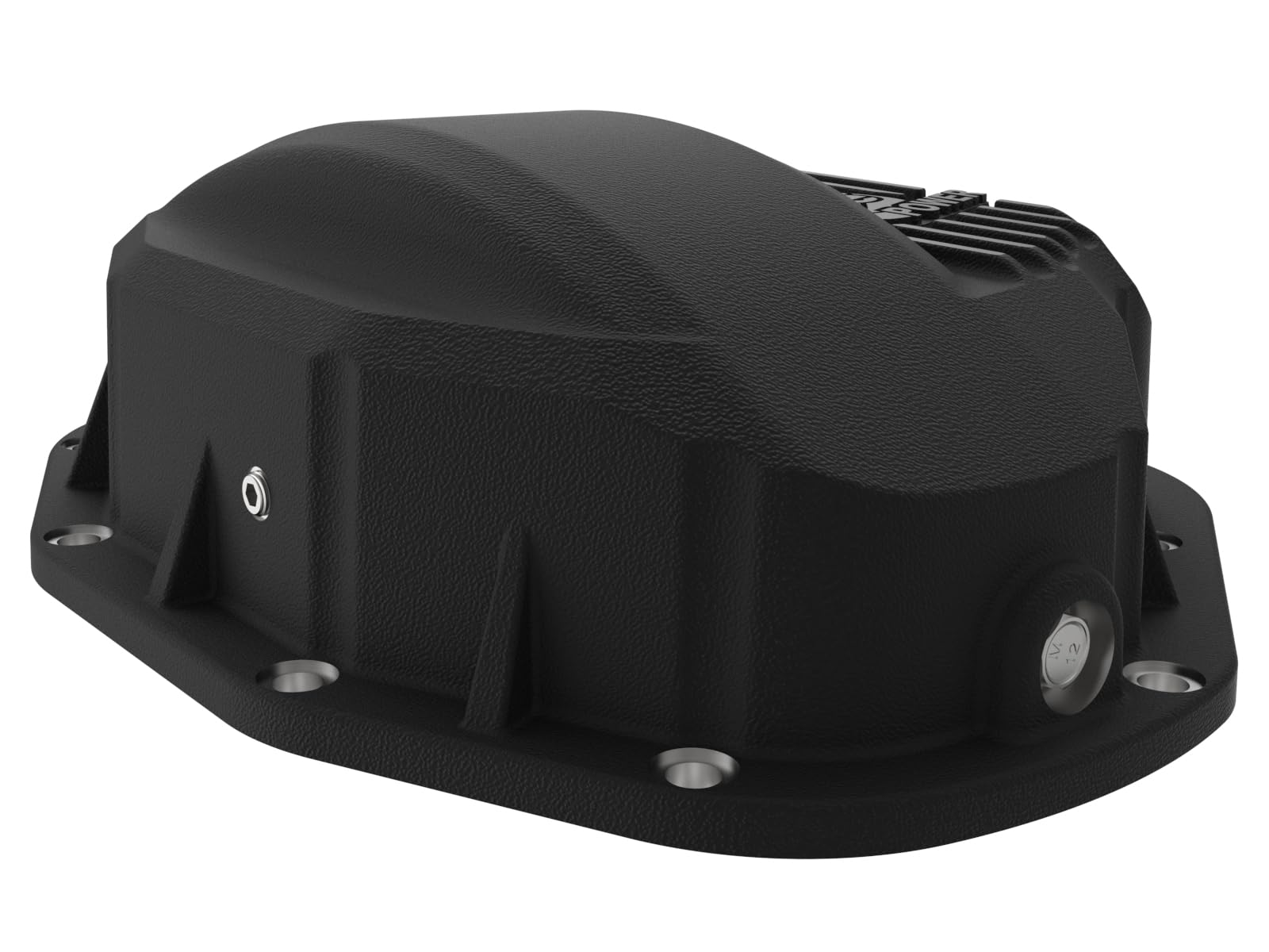 aFe POWER Rear Differential Cover Pro Series Black w/Machined Fins - #46-70032 - Dodge Diesel Trucks 94-02 / Ford Diesel Trucks 99-07