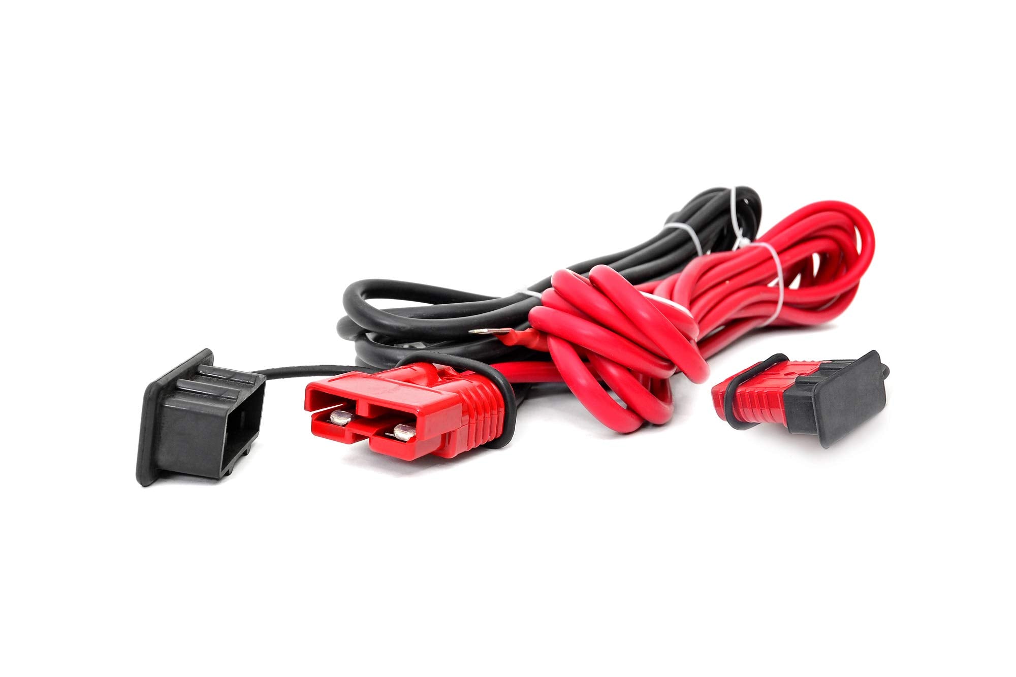 2 Quick Disconnect Winch Power Cable Rough Country | 24 FT - RS108, Black
