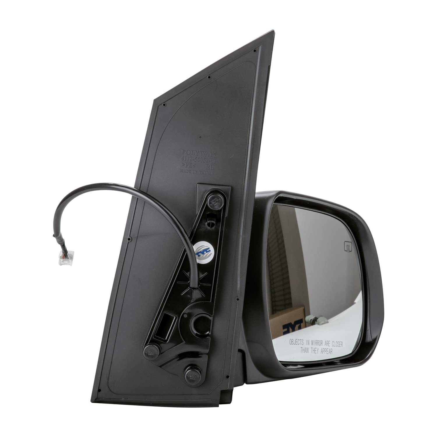 Right-Side TYC 5350241 Door Mirror Compatible with 2011-2012 Toyota Sienna
